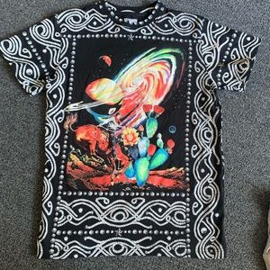 Men’s abstract space T shirt